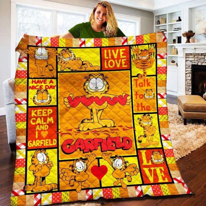 Garfield Quilt Blanket For Fans Home Decor Gift 3