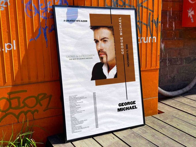 George Michael &Quot;Ladies And Gentlemen The Best Of George Michael' Album Cover Poster / Personalized Gift, Album Cover Posters #3 2