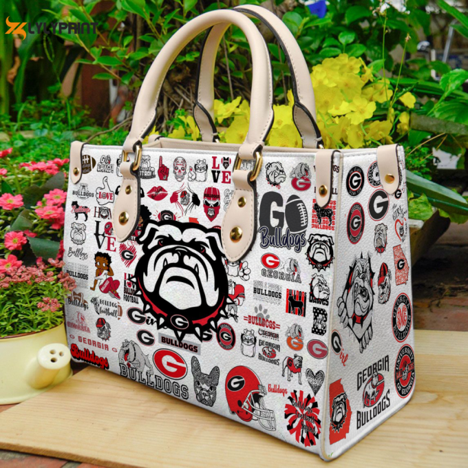 Georgia Bulldogs 1 Leather Handbag For Women Gift 1