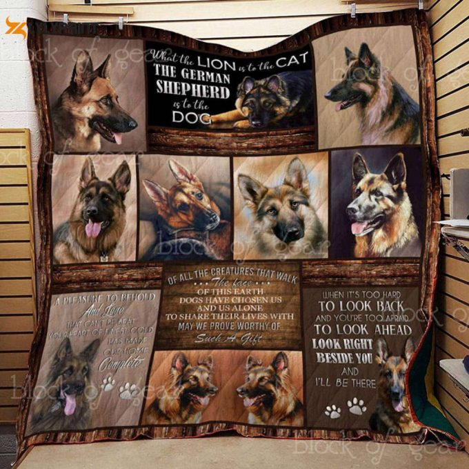 German Shepherd A Pleasure To Behold 3D Quilt Blanket 1