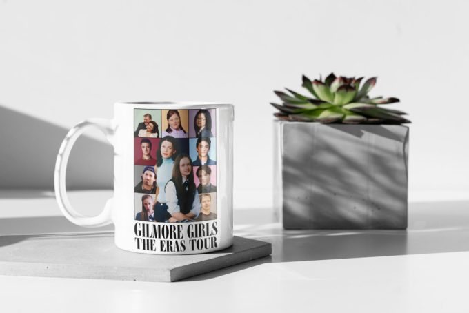 Gilmore Girls The Eras Tour Rory Gilmore Lorelai Gilmore Jess Mariano Stars Hollow White 11 Oz Ceramic Mug Gift 2