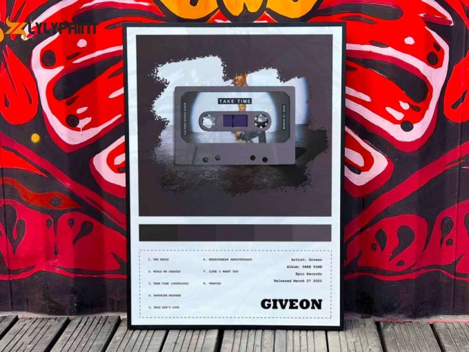 Giveon &Amp;Quot;Take Time&Amp;Quot; Album Cover Poster 1