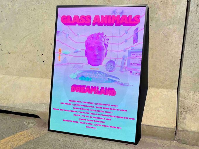 Glass Animals &Quot;Dreamland&Quot; Album Cover Poster #Fac 2