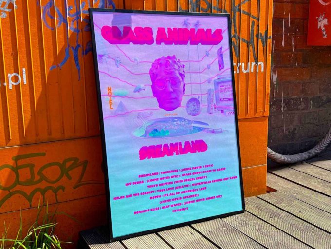 Glass Animals &Quot;Dreamland&Quot; Album Cover Poster #Fac 3