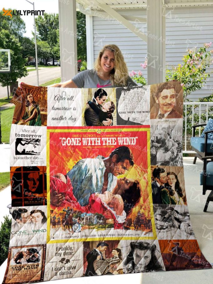 Gone With The Wind 3D Customized Quilt Blanket For Fans Home Decor Gift 1