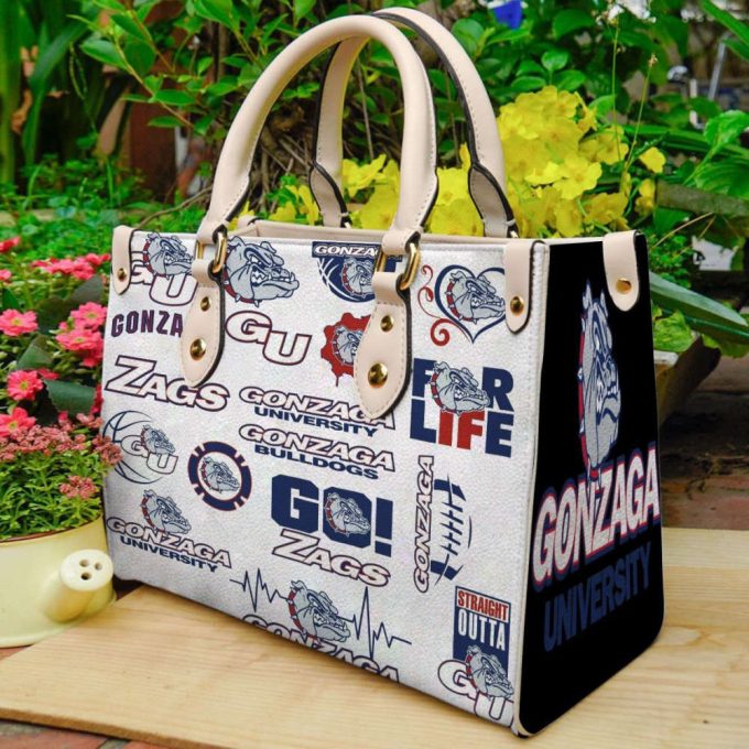 Gonzaga Bulldogs 2 Leather Handbag Gift For Women 2