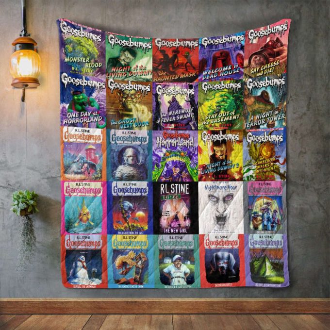 Goosebumps 1 Quilt Blanket For Fans Home Decor Gift 3