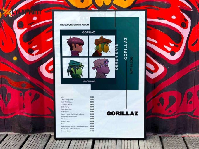 Gorillaz “Demon Days” Album Cover Poster #3