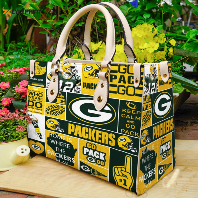 Stylish Green Bay Packers I10 Leather Hand Bag Gift For Women'S Day Gift For Women S Day G95 1