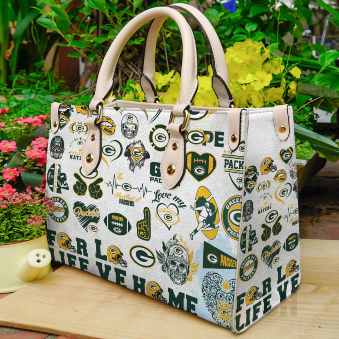 Stylish Green Bay Packers Leather Hand Bag Gift For Women'S Day For Women S Day Gift - Ch 2