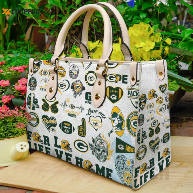 Stylish Green Bay Packers Leather Hand Bag Gift For Women'S Day For Women S Day Gift - Ch 1