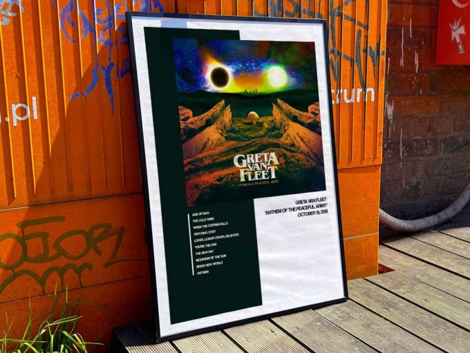 Greta Van Fleet &Quot;Anthem Of The Peaceful Army&Quot; Album Cover Poster #1 3