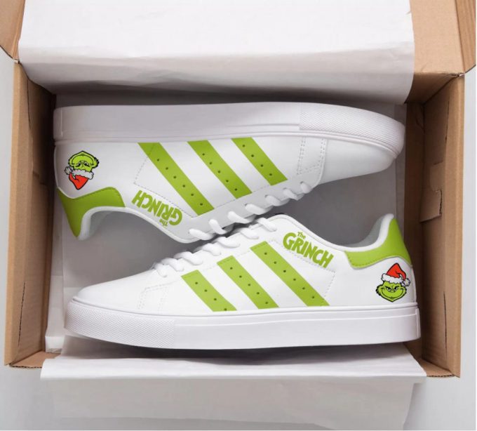 Grinch Skate Shoes For Men Women Fans Gift 3