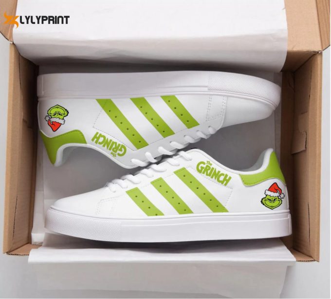 Grinch Skate Shoes For Men Women Fans Gift 1