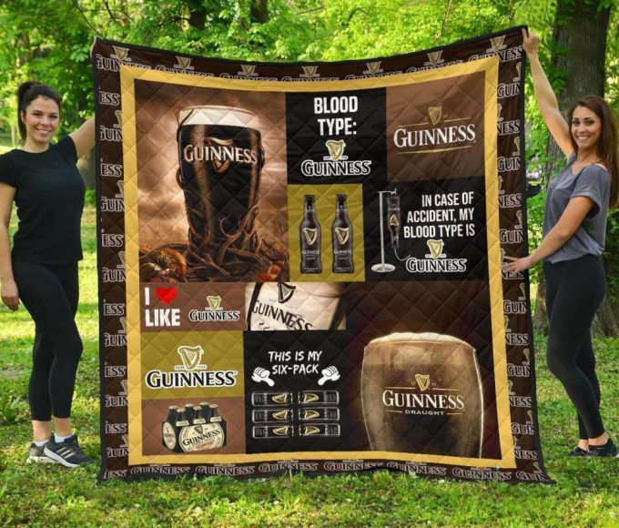 Guinness 1 Quilt Blanket For Fans Home Decor Gift 2