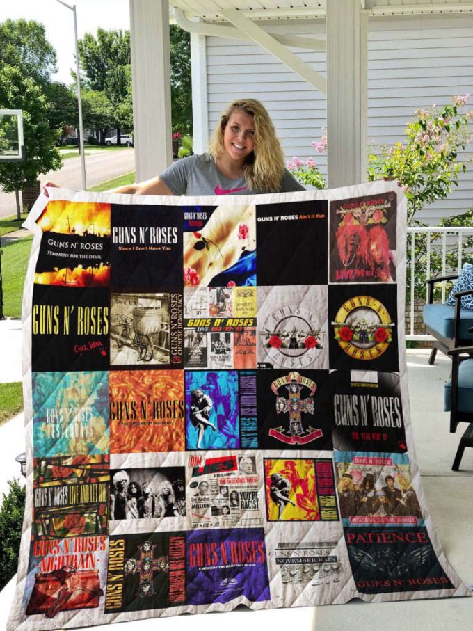 Guns N? Roses Quilt Blanket For Fans Home Decor Gift 2