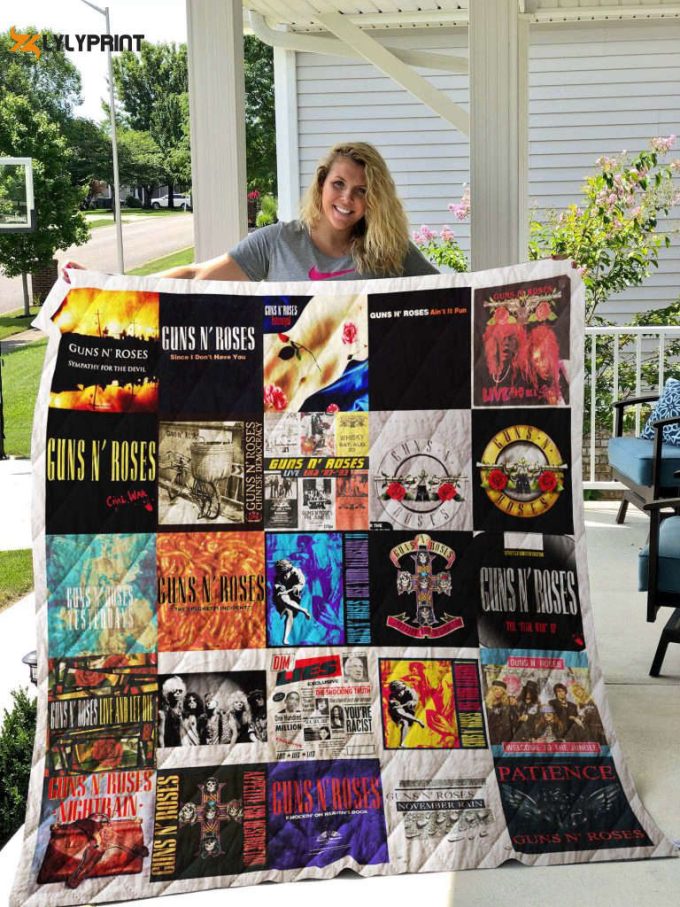 Guns N? Roses Quilt Blanket For Fans Home Decor Gift 1