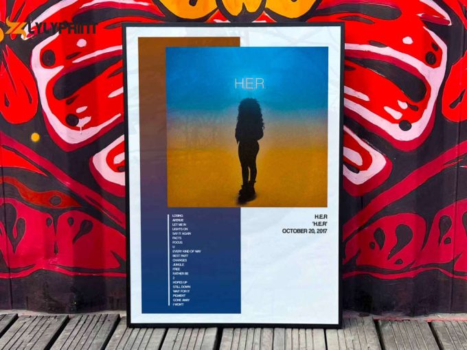 H.e.r &Amp;Quot;H.e.r&Amp;Quot; Album Cover Poster For Home Room Decor #1 1