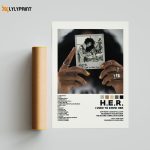 H.E.R Posters | I Used to Know Her Poster | Gabriella Wilson, HER Tracklist Album Cover Poster / Album Cover Poster Print Wall Art