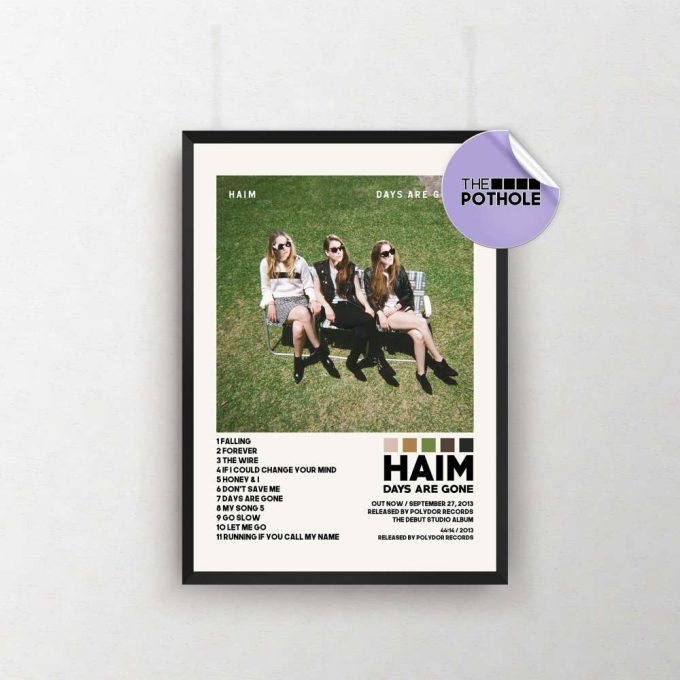 Haim Posters / Days Are Gone Poster, Haim, Women In Music, Album Cover Poster, Poster Print Wall Art, Music Band Poster / Home Decor 2