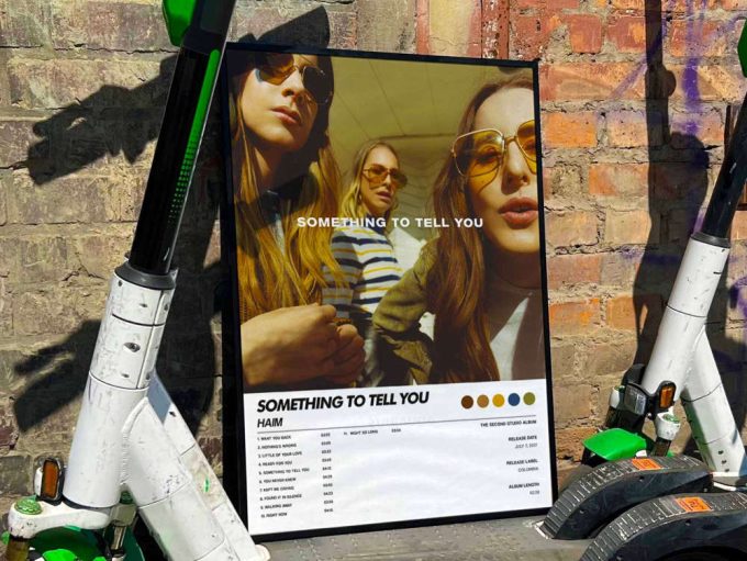 Haim &Quot;Something To Tell You&Quot; Album Cover Poster #6 3