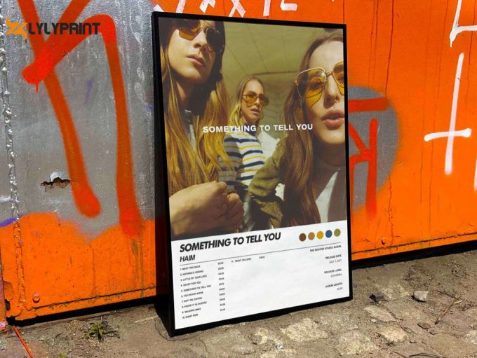 Haim &Amp;Quot;Something To Tell You&Amp;Quot; Album Cover Poster #6 1