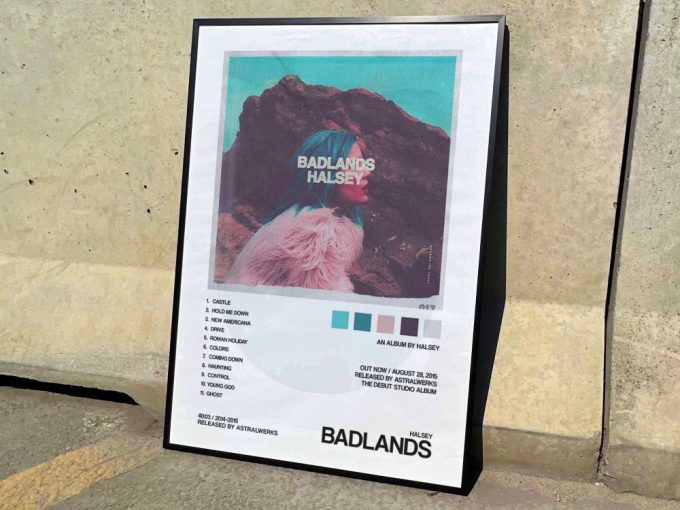 Halsey &Quot;Badlands&Quot; Album Cover Poster #2 3