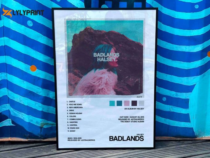 Halsey &Amp;Quot;Badlands&Amp;Quot; Album Cover Poster #2 1