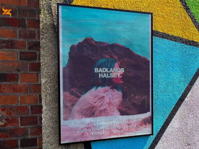 Halsey &Amp;Quot;Badlands&Amp;Quot; Album Cover Poster For Home Room Decor #Fac 1