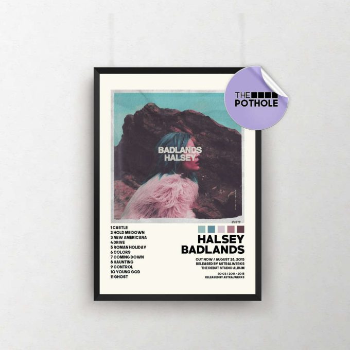 Halsey Badlands / Halsey Posters / Badlands Poster / Album Cover Poster / Poster Print Wall Art / Music Poster / Home Decor 2