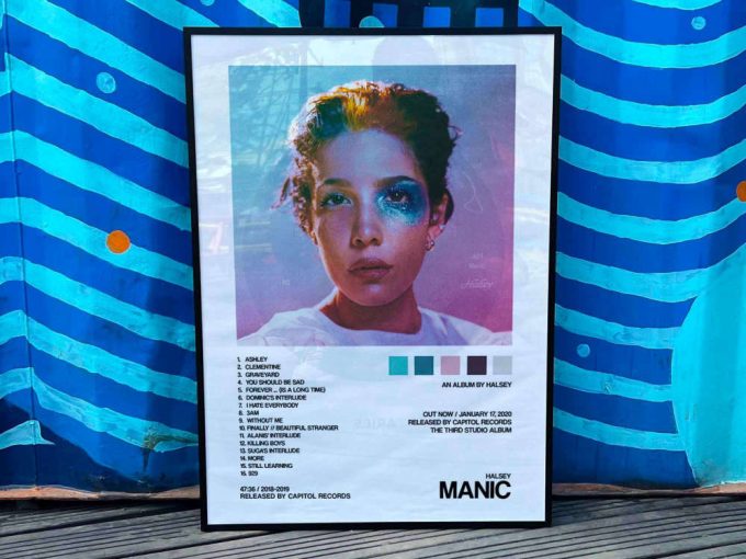 Halsey &Quot;Manic&Quot; Album Cover Poster For Home Room Decor #2 2