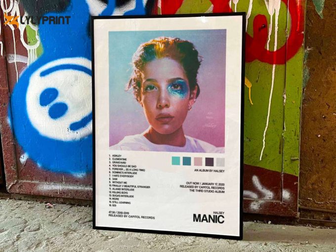 Halsey &Amp;Quot;Manic&Amp;Quot; Album Cover Poster For Home Room Decor #2 1