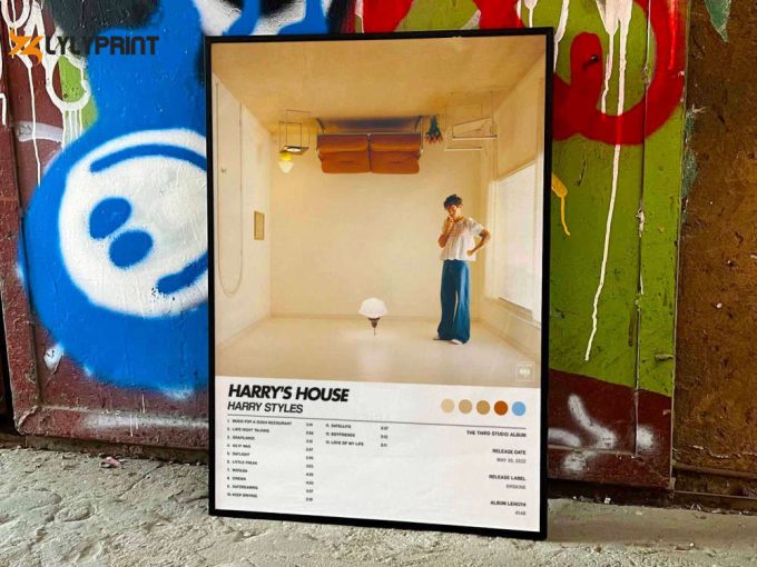 Harry Styles &Amp;Quot;Harry &Amp;Quot;House&Amp;Quot; Album Cover Poster For Home Room Decor #6 1