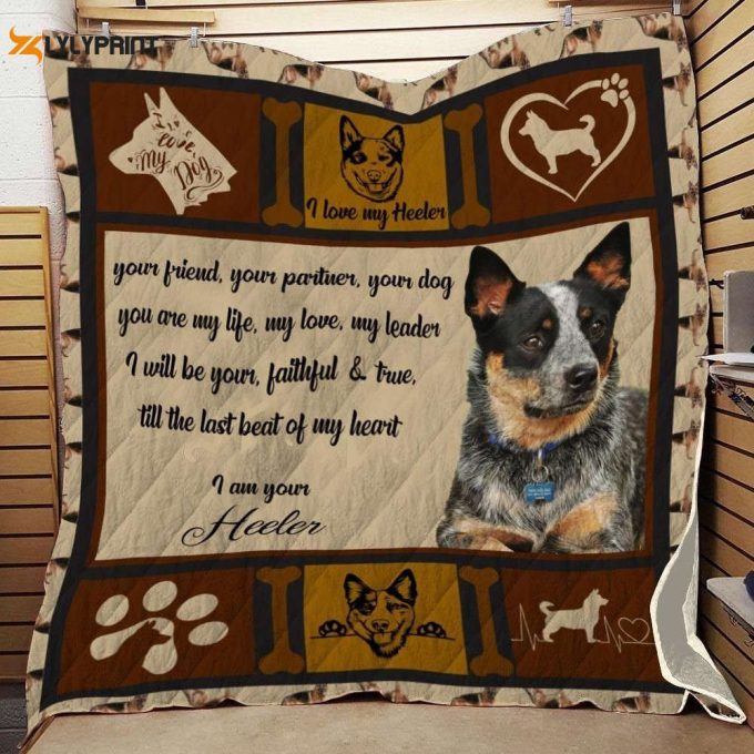 Heeler Awesome 3D Customized Quilt 1