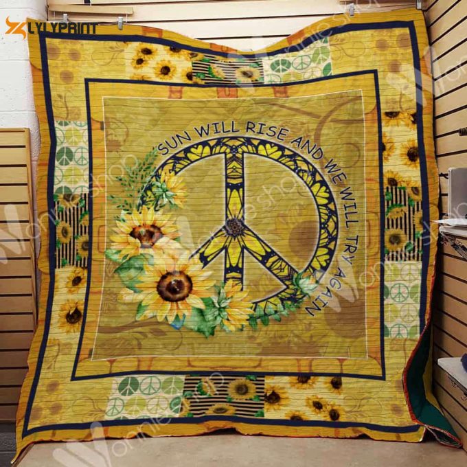 Hippie 3D Customized Quilt Blanket For Fans Home Decor Gift 1