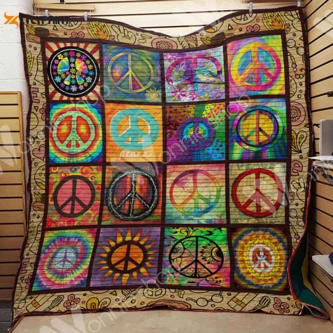 Hippie 3D Customized Quilt Blanket For Fans Home Decor Gift 1