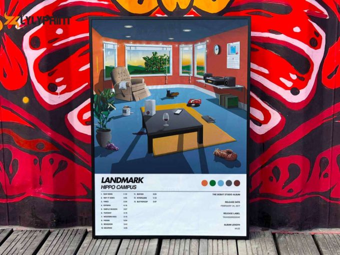 Hippo Campus &Amp;Quot;Landmark&Amp;Quot; Album Cover Poster For Home Room Decor #6 1