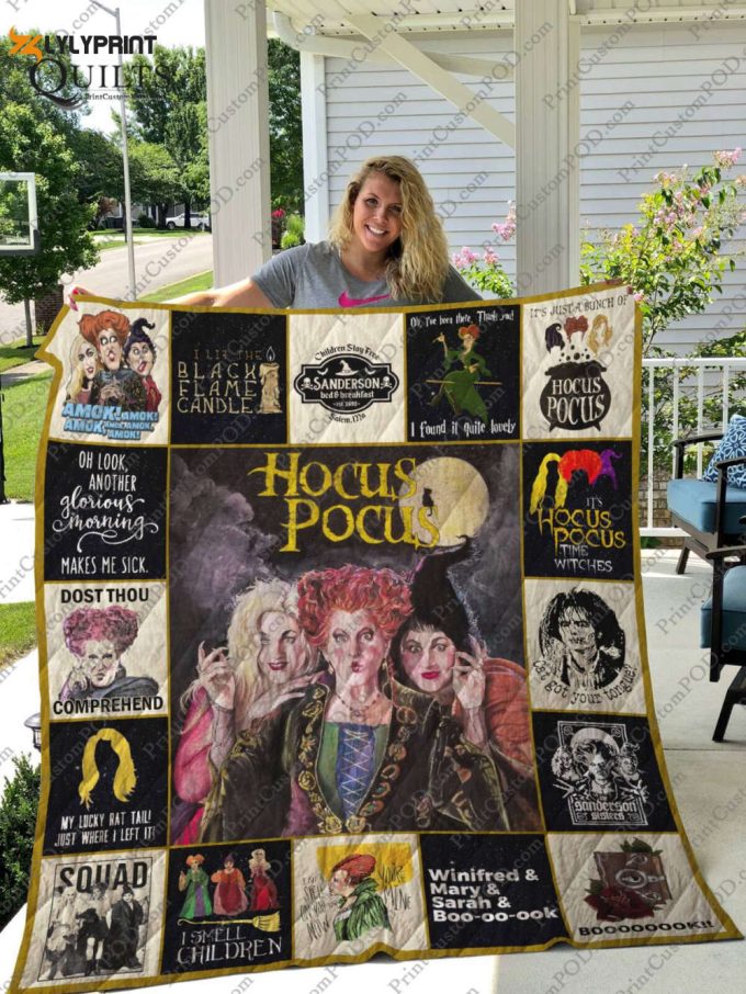 Hocus Pocus 3D Customized Quilt Blanket For Fans Home Decor Gift 1