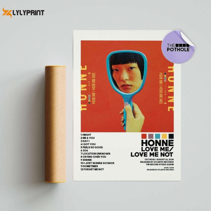 Honne Posters / Love Me Love Me Not / Honne / Album Cover Poster, Poster Print Wall Art, Custom Poster, Home Decor, Printable Poster 1