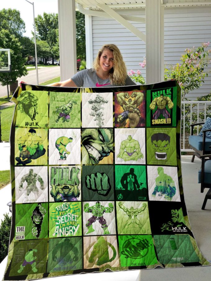 Hulk 2 Quilt Blanket For Fans Home Decor Gift 2