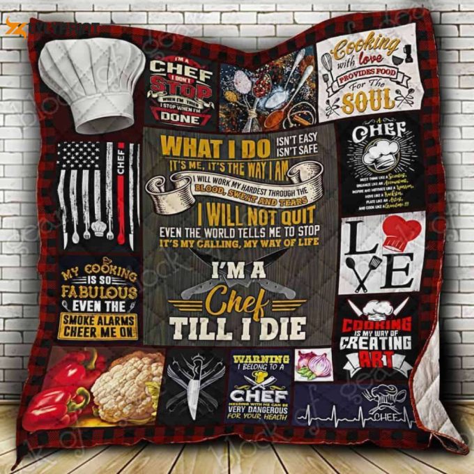 I Am A Chef 3D Customized Quilt 1