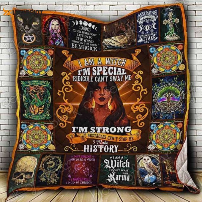 I Am A Witch 3D Customized Quilt 1