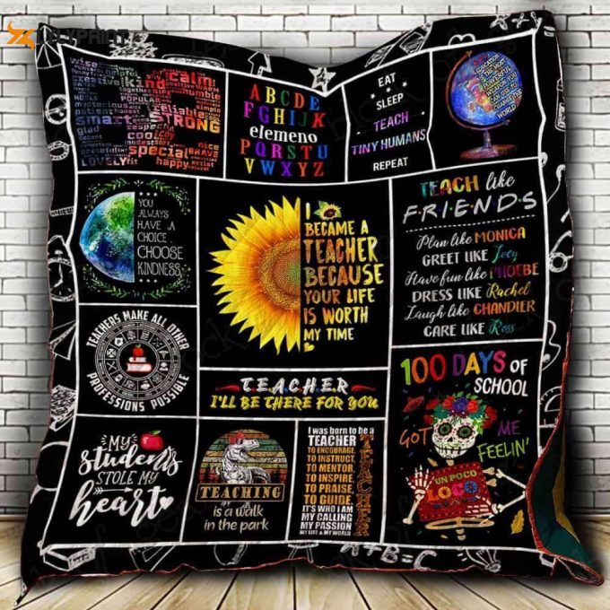 I Became A Teacher 3D Customized Quilt 1