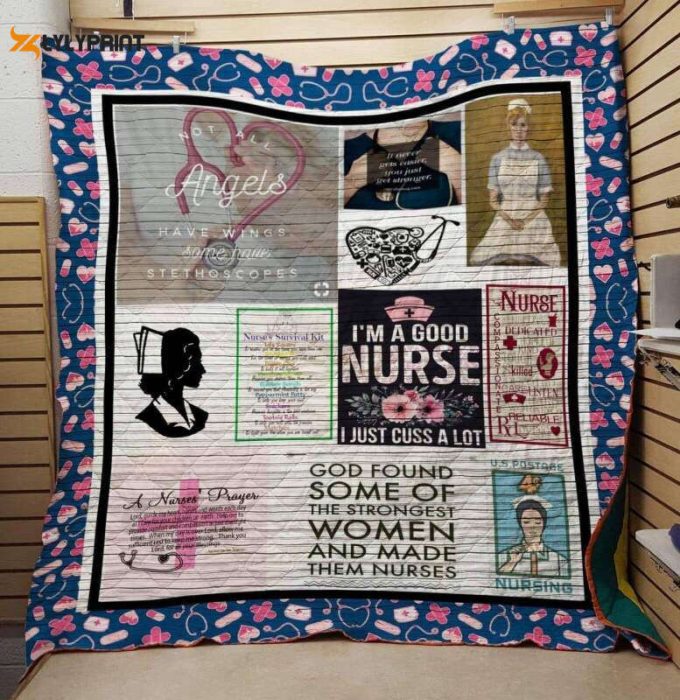 I M A Good Nurse 3D Customized Quilt 1