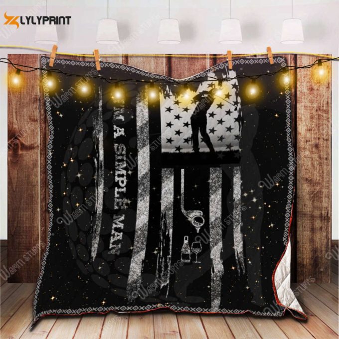 I'Msimple Man 3D Customized Quilt Blanket For Fans Home Decor Gift 1