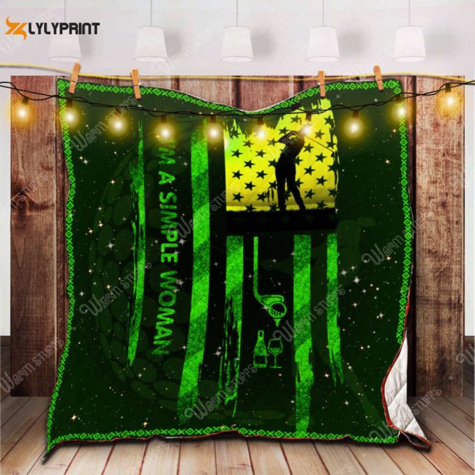 I'Msimple Woman 3D Customized Quilt Blanket Gift For Home Decor 1