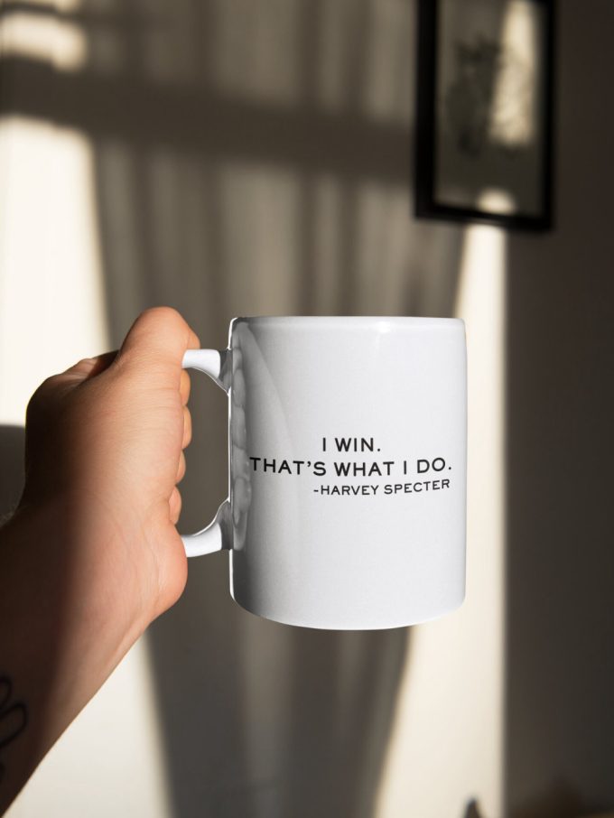 I Win That'S What I Do Harvey Specter Mug Suits Mug Suits Tv Show Louis Litt Harvey Specter 11 Oz Ceramic Mug Gift 4