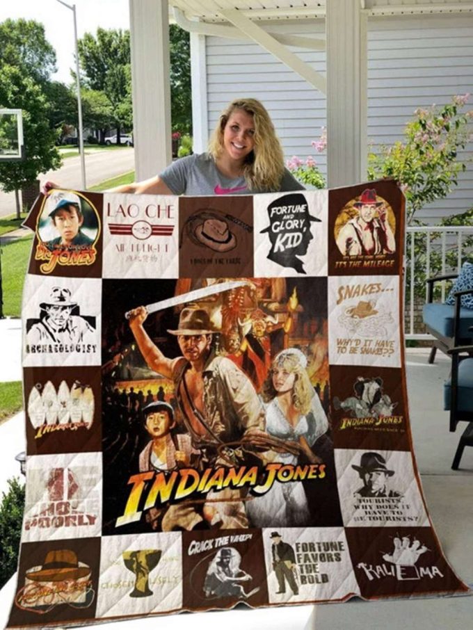 Indiana Jones Quilt Blanket For Fans Home Decor Giftq 2