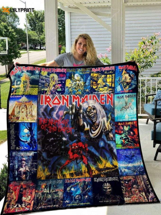 Iron Maiden Quilt Blanket For Fans Home Decor Gift 01154 1