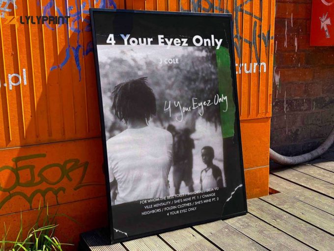 J Cole &Amp;Quot;4 Your Eyez Only&Amp;Quot; Album Cover Poster #Fac 1